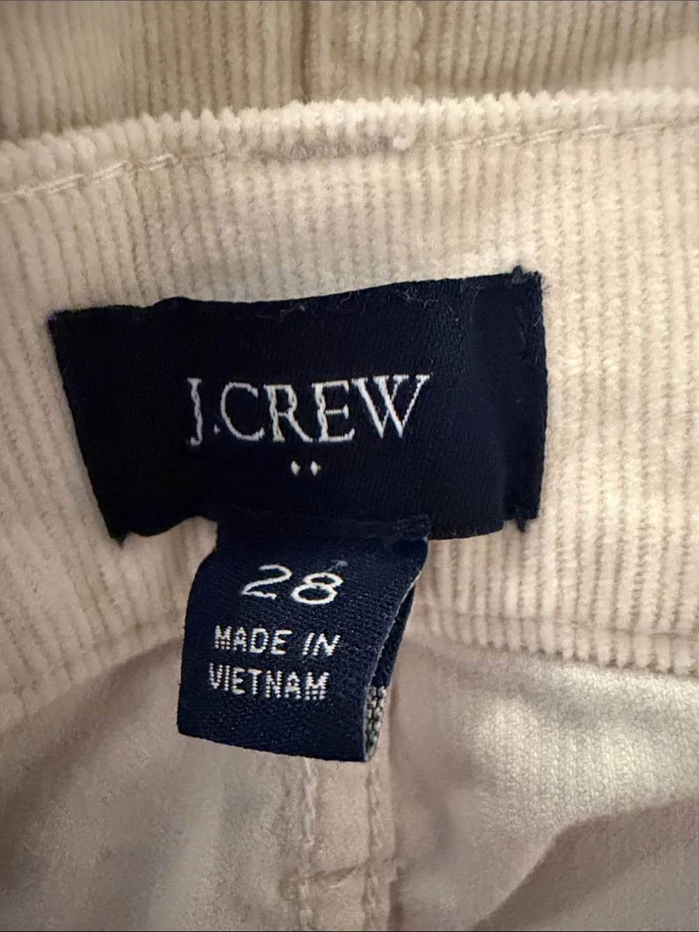 J. Crew corduroy pants